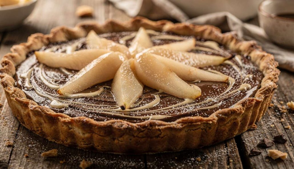 Tarte poire chocolat : recette facile et rapide