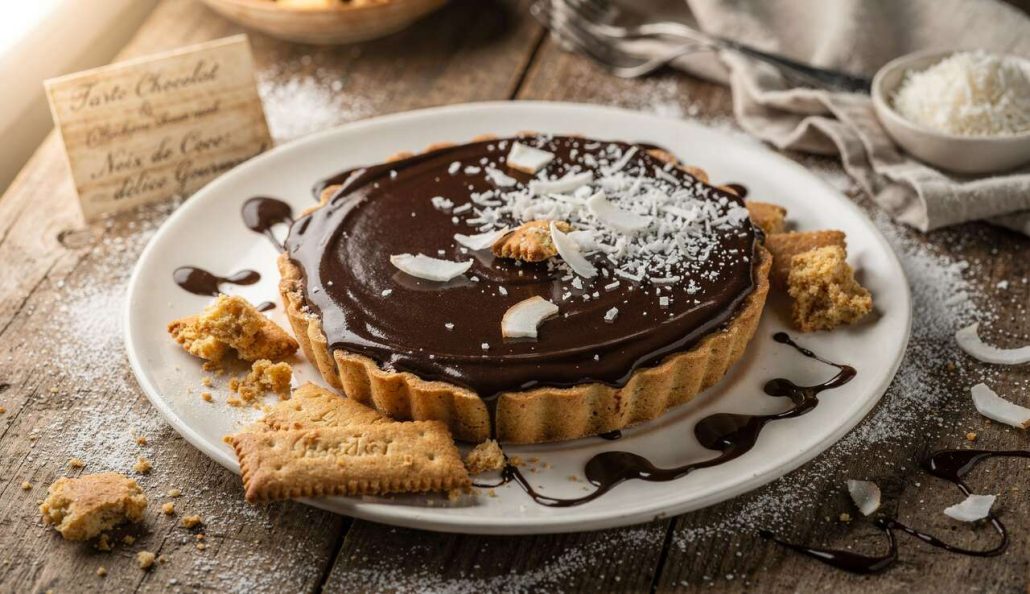 Tarte Chocolat Noix de Coco : délice Gourmand
