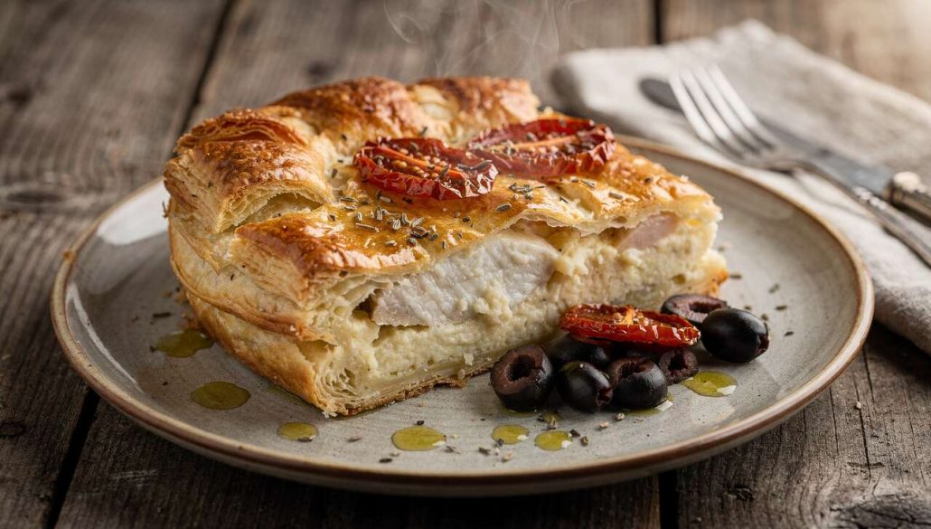 Recette de tarte à la brandade maison