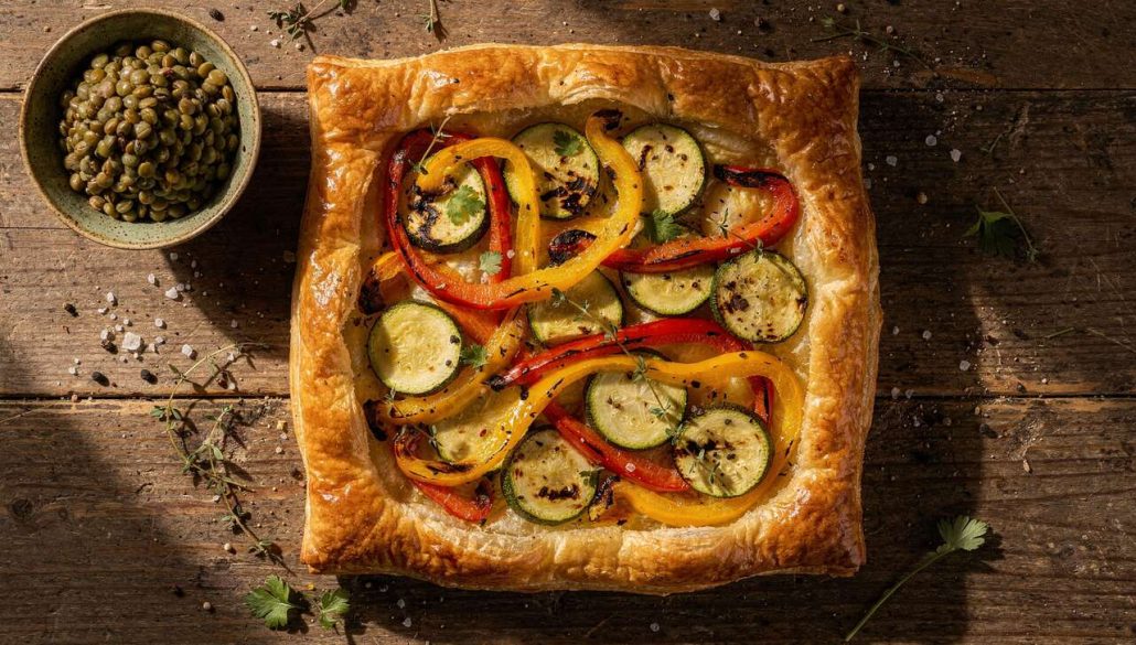 Tarte feuilletée aux légumes : recette facile et savoureuse