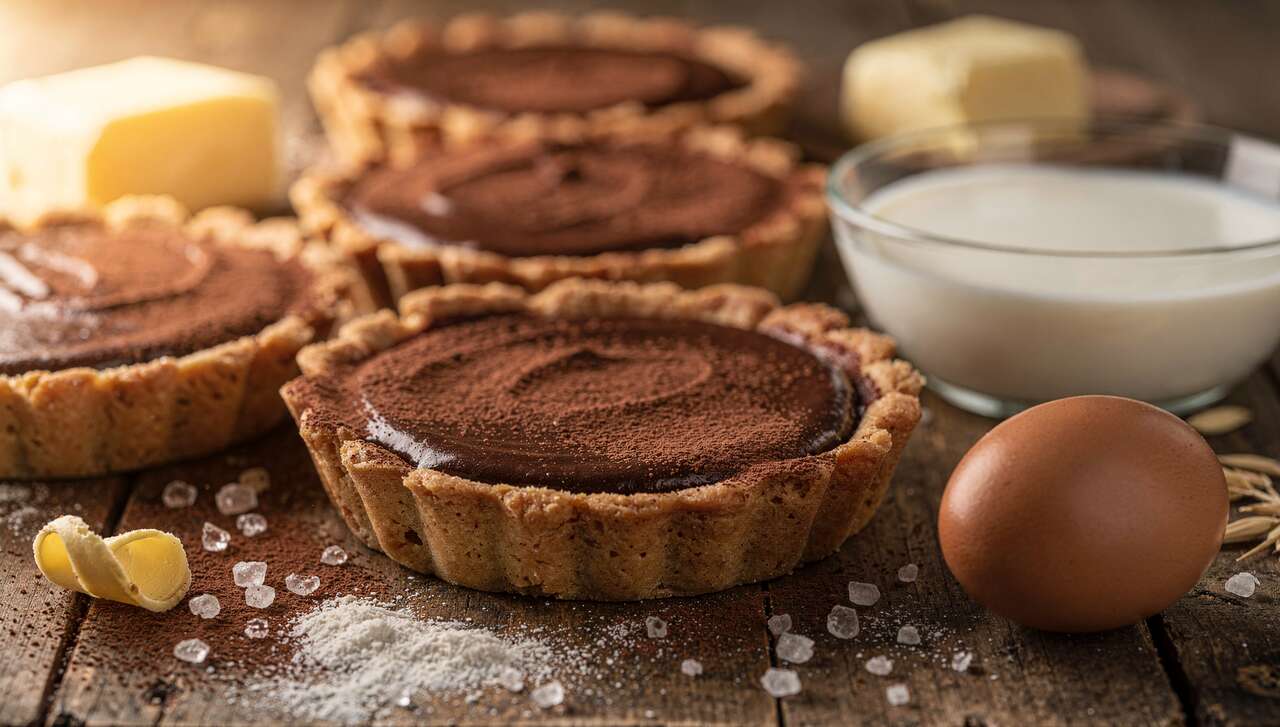 Tartelettes au Chocolat en Poudre : recette Gourmande et Facile