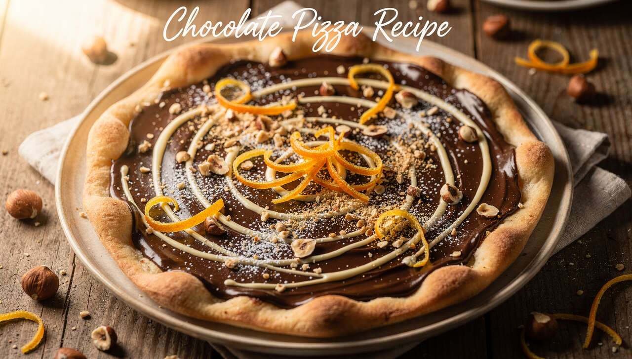 Recette de pizza au chocolat