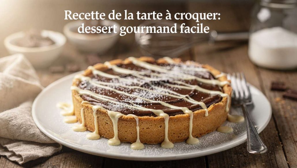 Recette de la tarte à croquer : dessert gourmand facile