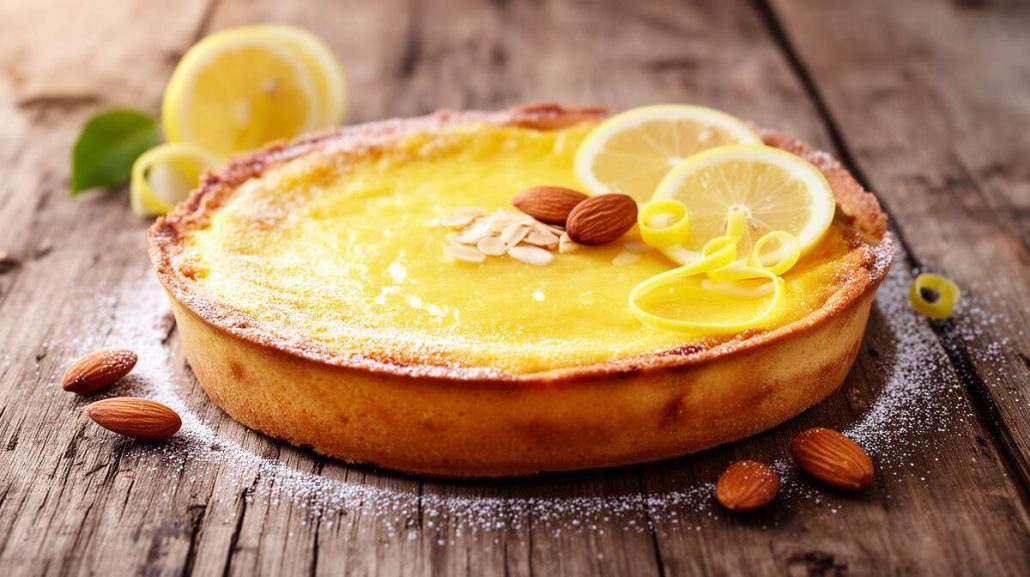 Tarte au citron et poudre d'amandes : recette savoureuse et facile