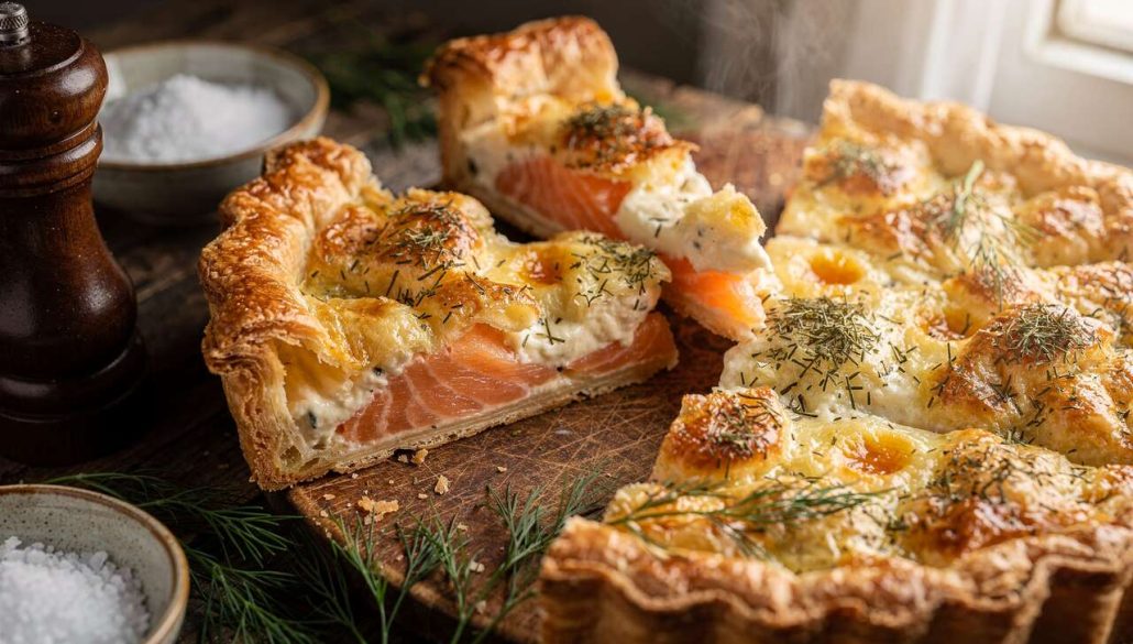 Tarte au saumon : recette délicieuse et facile