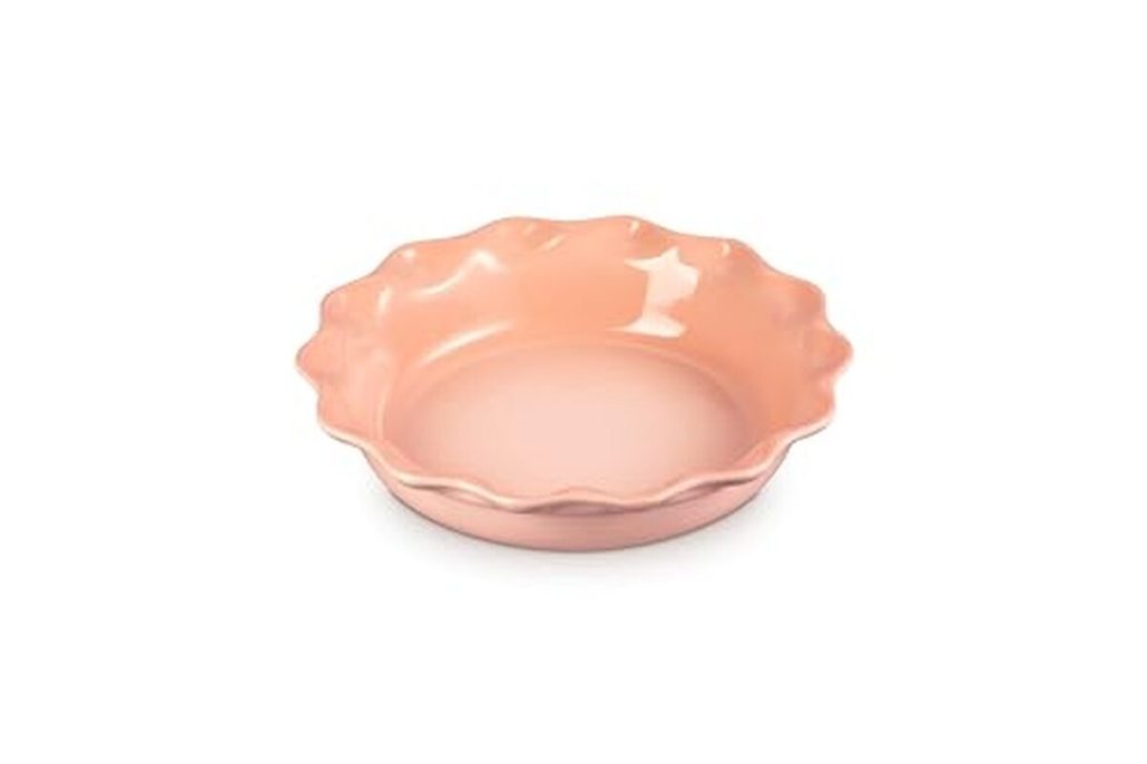 Test : plat à tarte Le Creuset Heritage 22, 9 cm en grès pêche