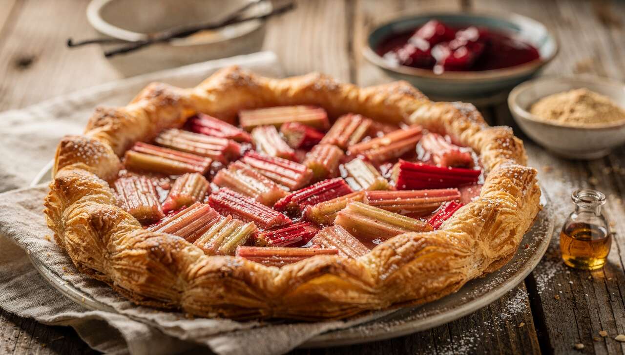 Recette de tarte à la rhubarbe : simple et savoureuse