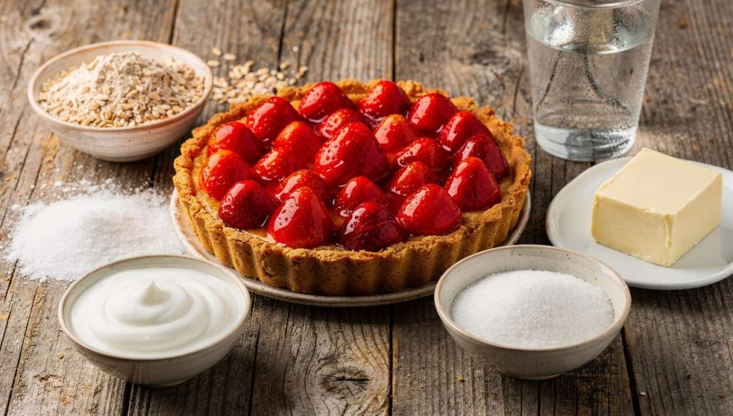 Tarte aux fraises allégée : recette Weight Watchers au Thermomix