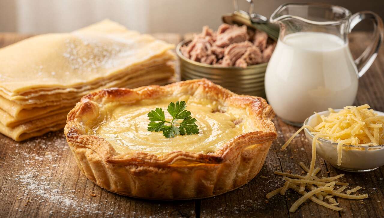 Tarte au thon et crème fraîche : recette facile et savoureuse