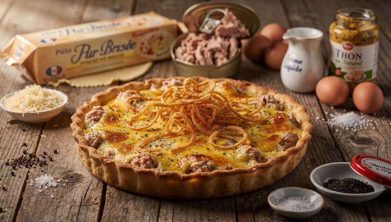 Tarte au thon express : recette facile à préparer