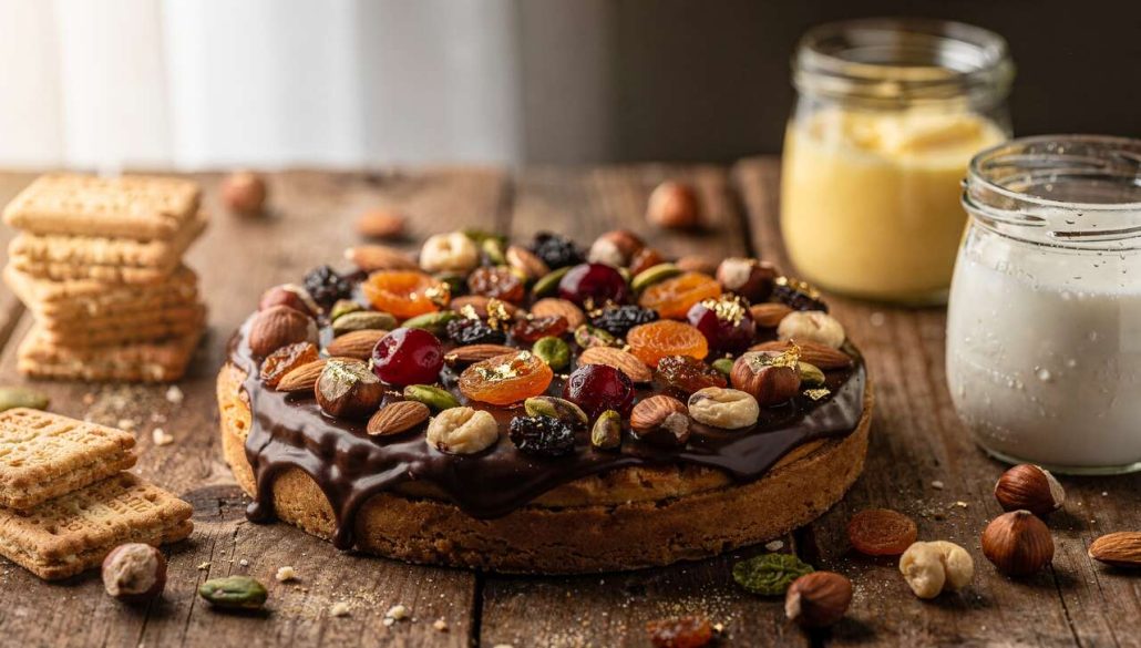 Tarte aux mendiants : la recette gourmande