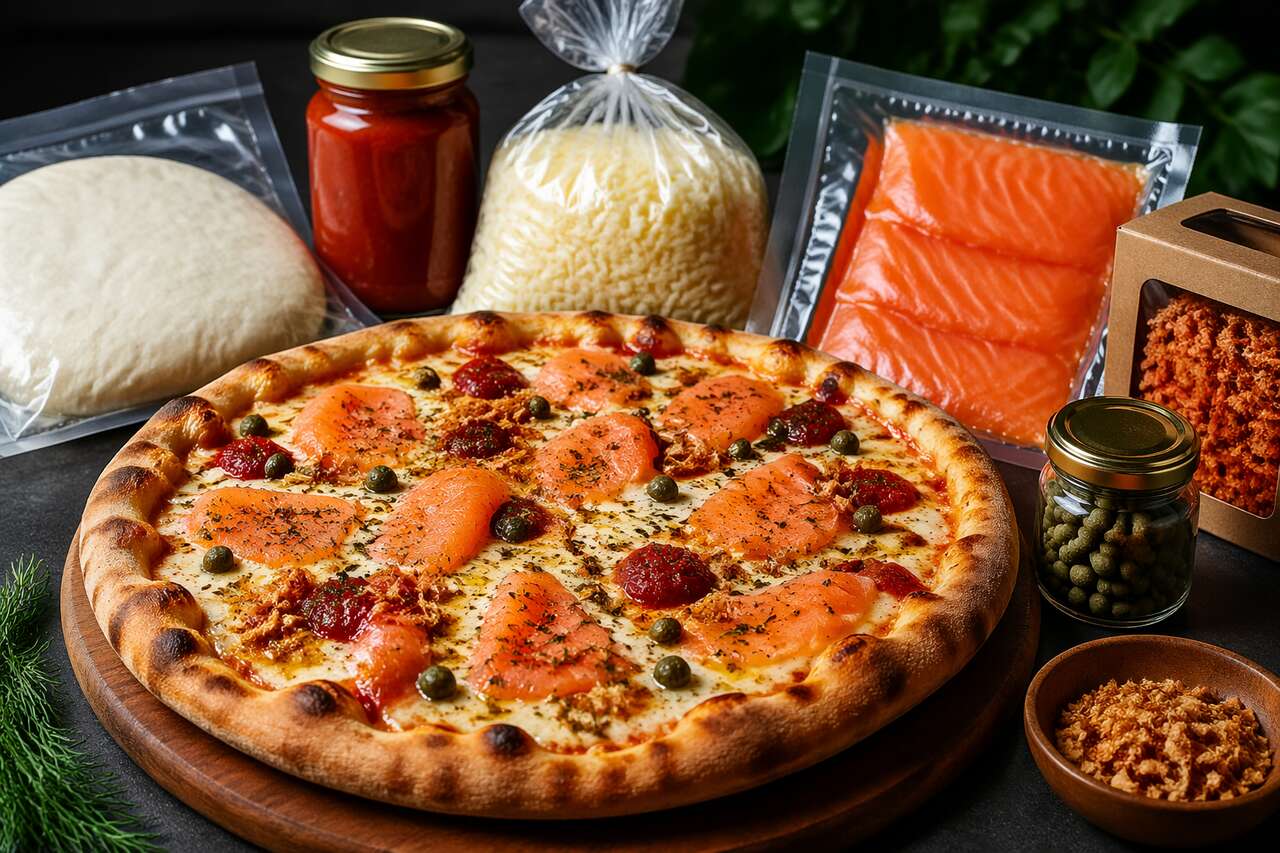 Recette pizza saumon mozzarella facile