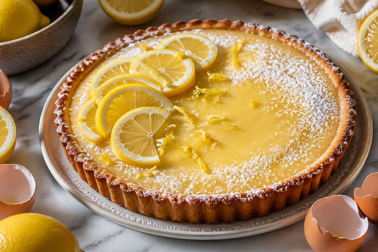 Tarte au citron inratable : recette facile et rapide