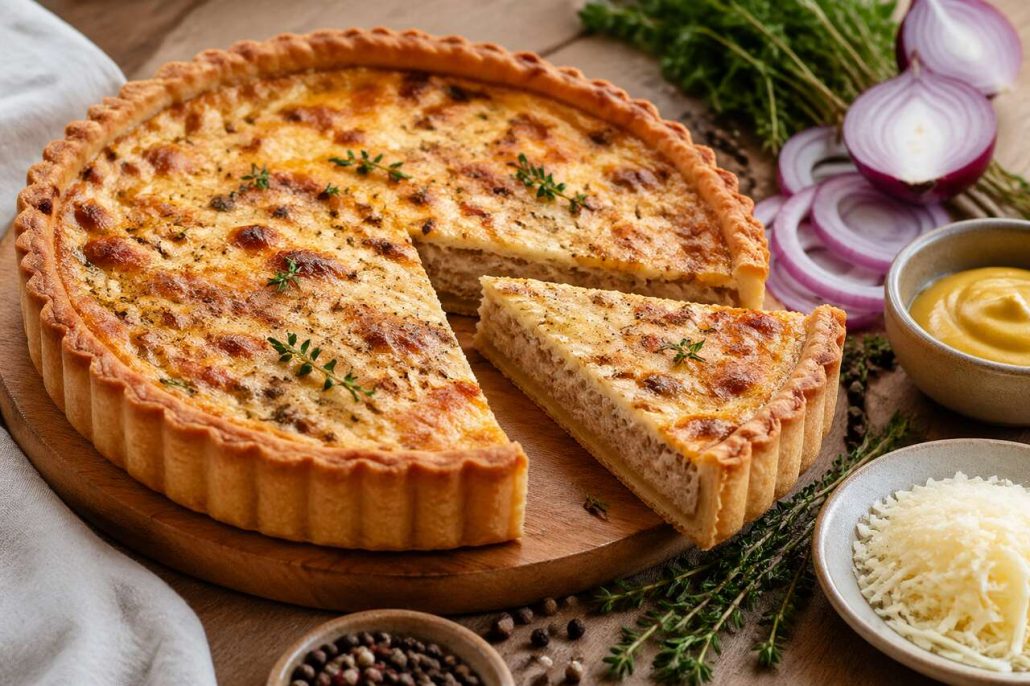 Tarte au thon : recette facile et savoureuse