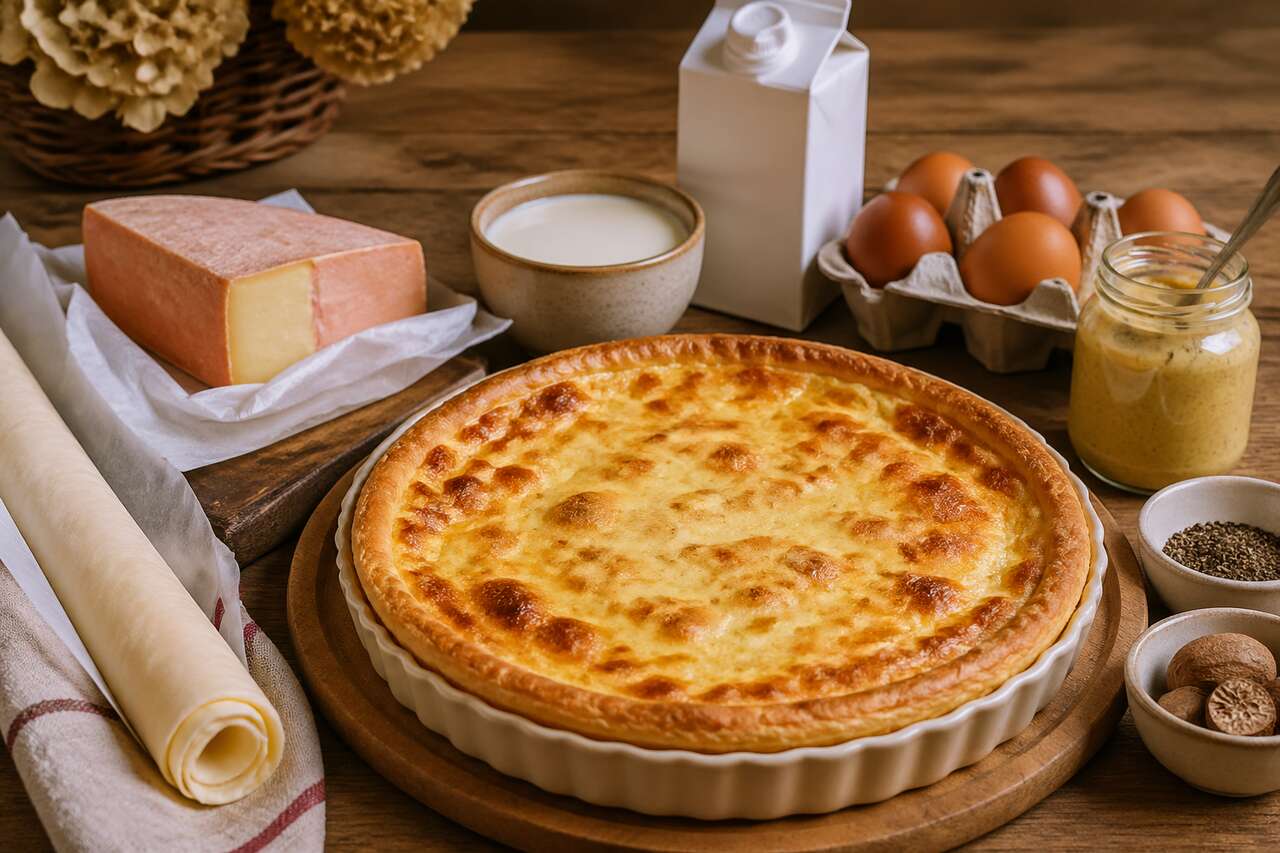 Recette facile de tarte au Maroilles