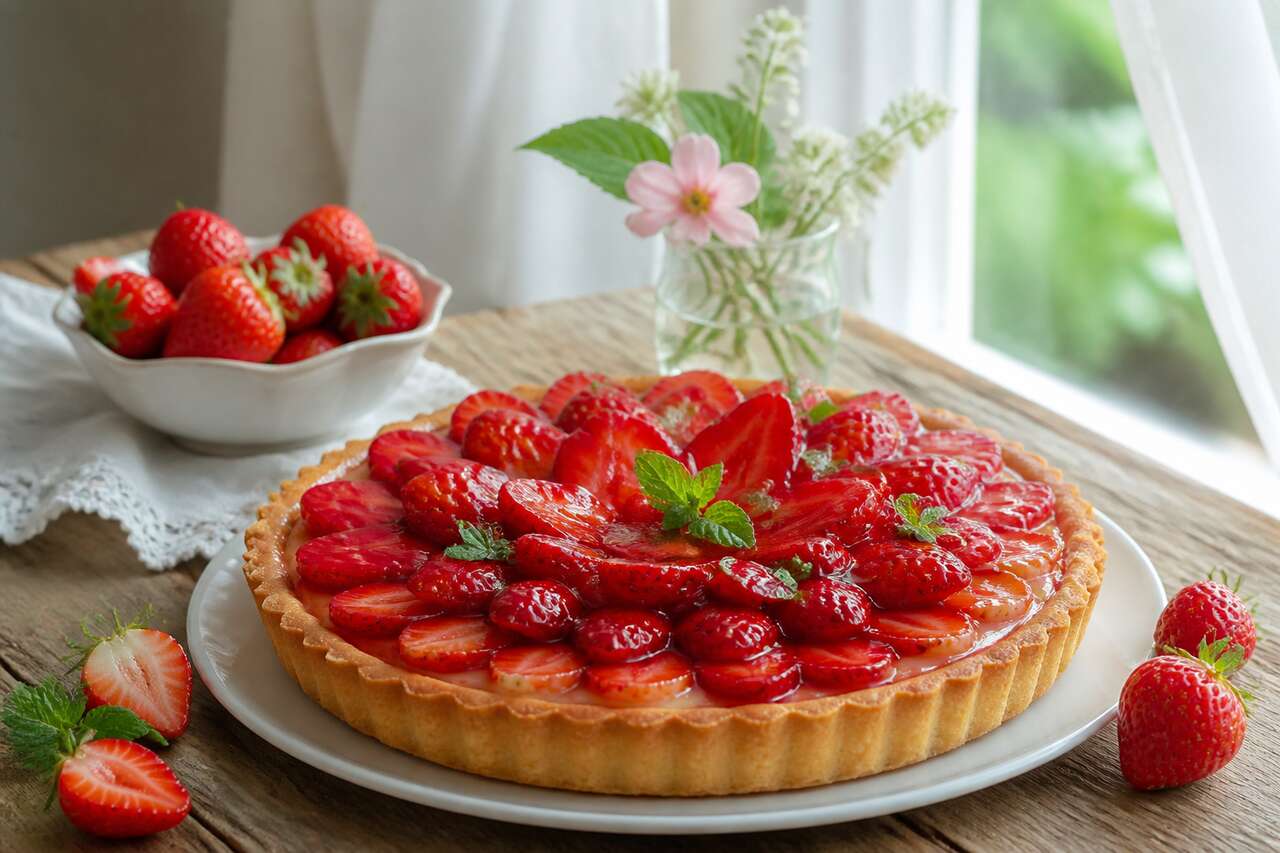 Tarte aux fraises : un classique indémodable