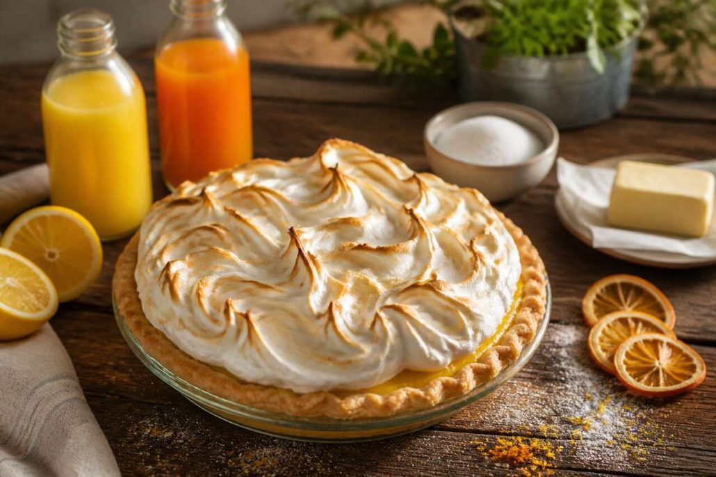 Recette de tarte aux agrumes meringuée : un délice citronné