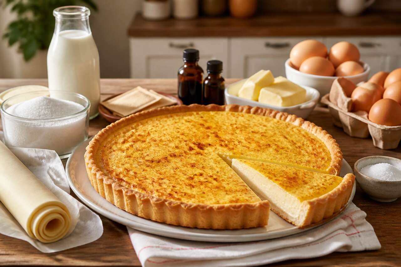 Recette tarte à la bouillie de Viviane - délicieuse et facile