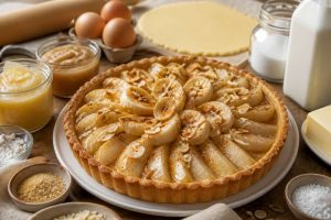 Tarte compote de poires et bananes : recette facile et savoureuse