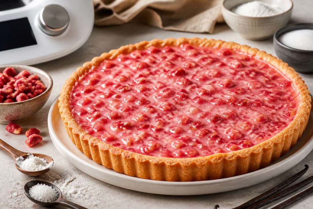 Tarte aux pralines au Thermomix : recette facile et délicieuse