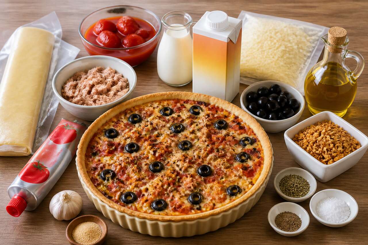 Tarte au thon et tomates : recette savoureuse