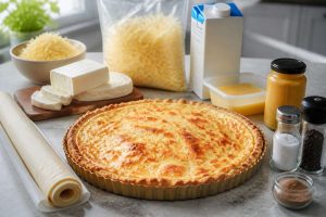 Tarte au fromage : recette facile et savoureuse