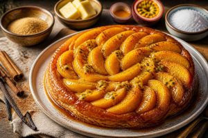 Tarte tatin mangue passion : recette exotique et savoureuse