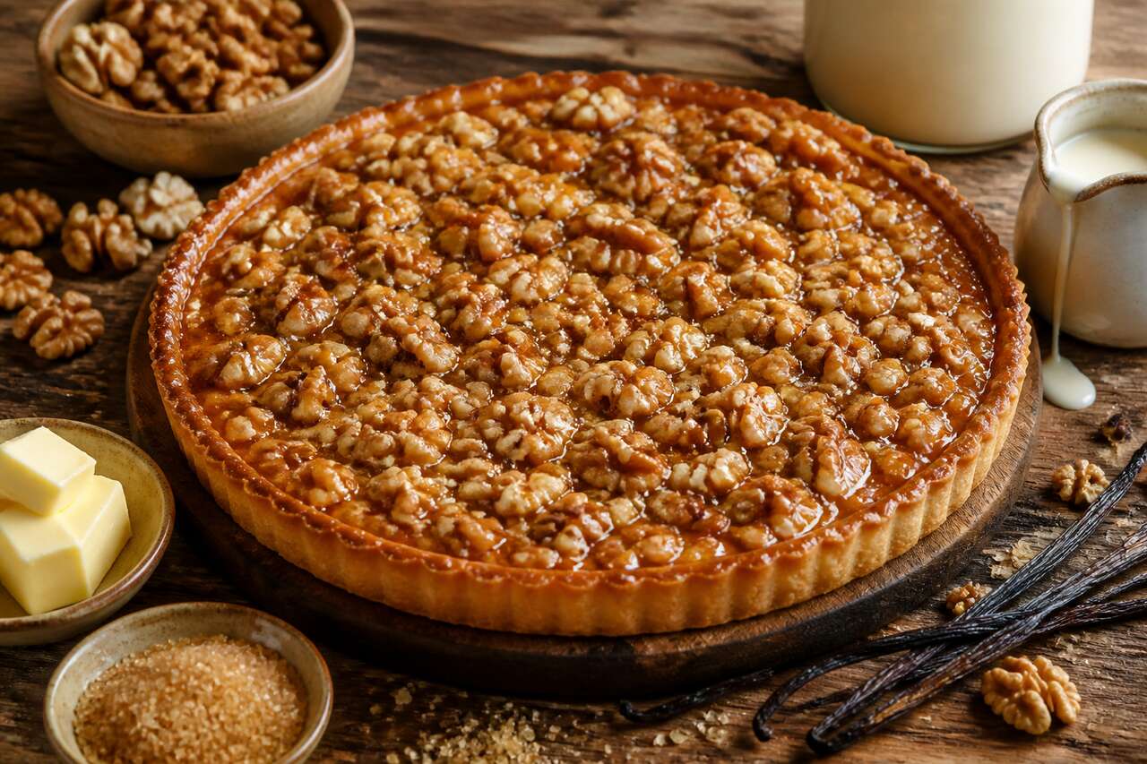 Recette de tarte aux noix maison : un délice croquant