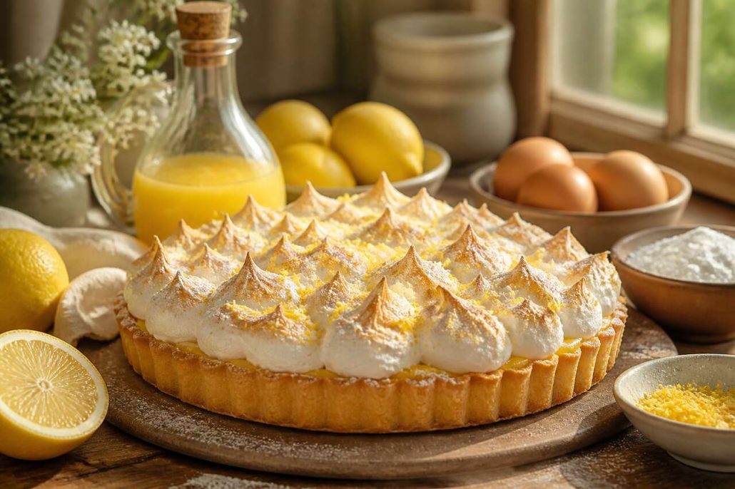 Tarte au citron meringuée de Cyril Lignac : recette gourmande et facile