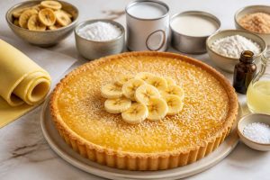 Tarte banane coco de Coralie : recette facile et gourmande