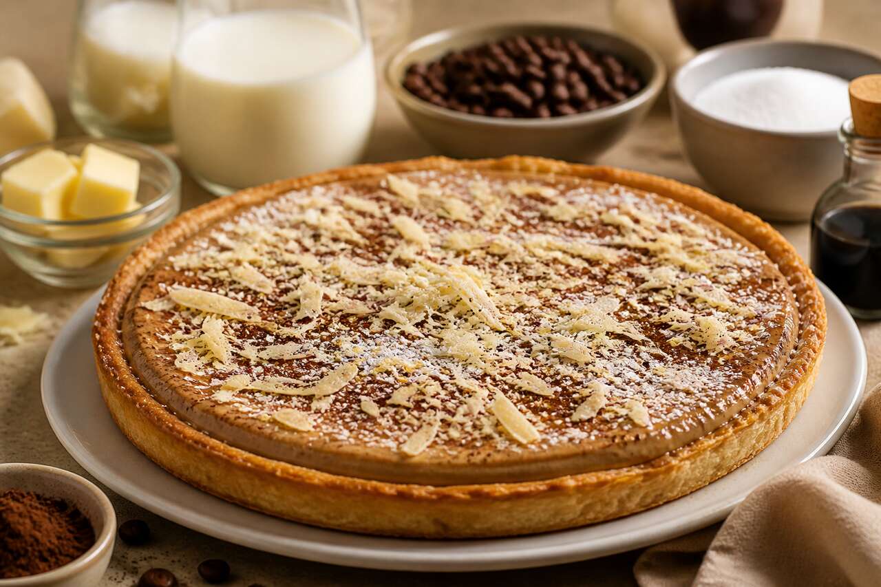 Recette Tarte Fine Au Café De César - Top Chef 2026