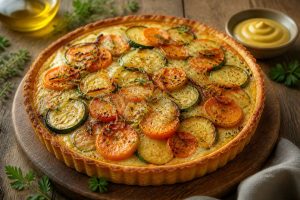 Tarte aux carottes et courgettes au Cookeo : recette facile et savoureuse