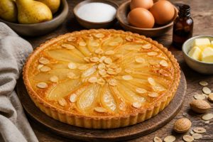 Tarte Poires Et Amandes : recette Gourmande Et Facile
