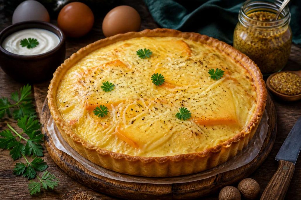 Tarte aux fromages fondus : recette savoureuse et facile