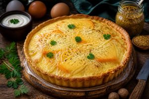 Tarte aux fromages fondus : recette savoureuse et facile