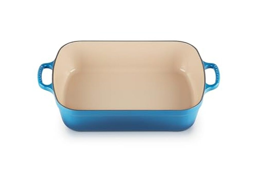 Test du plat rectangulaire Le Creuset Signature 33 cm bleu Marseille
