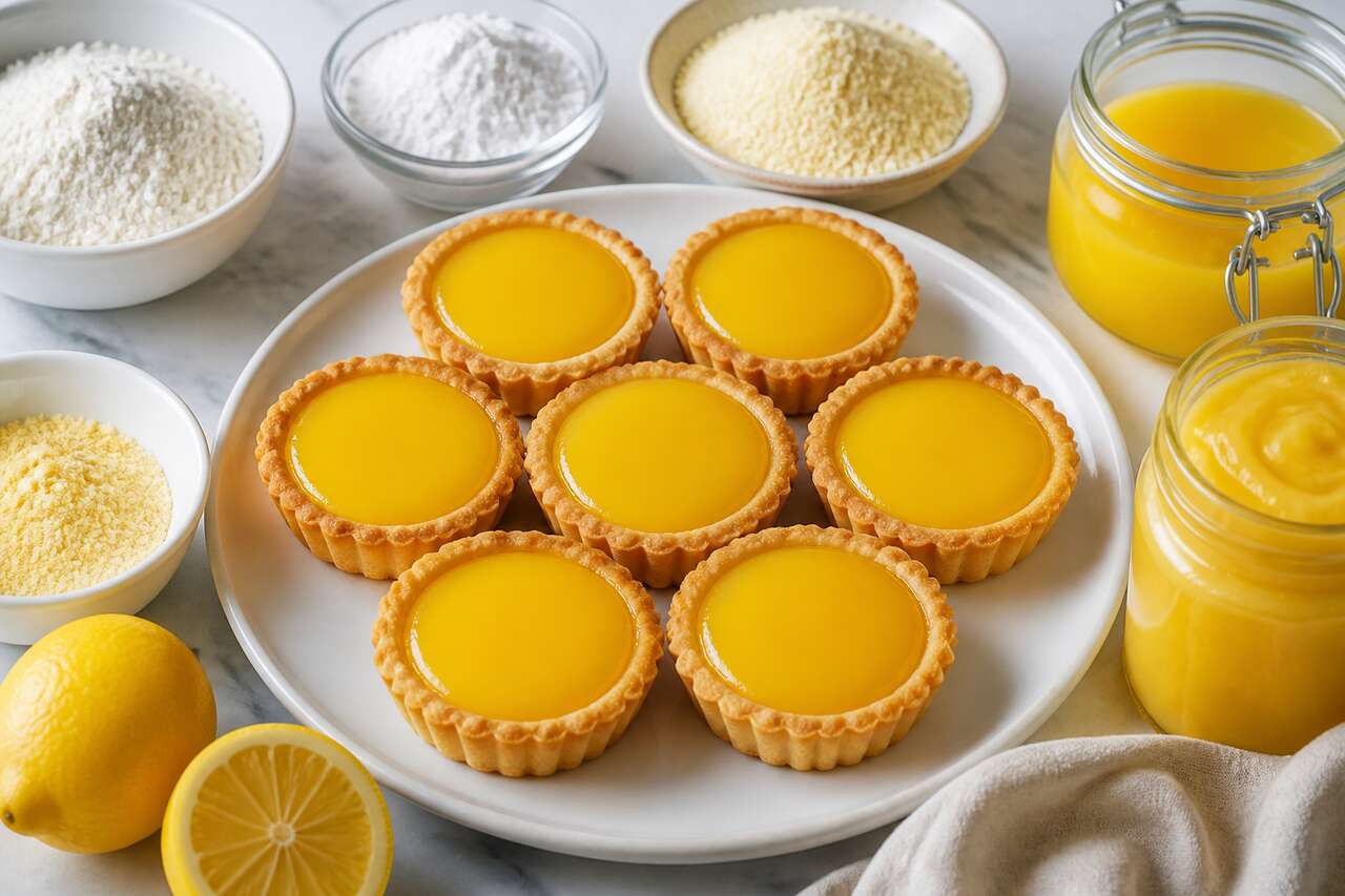 Tartelettes faciles au lemon curd : recette délicieuse