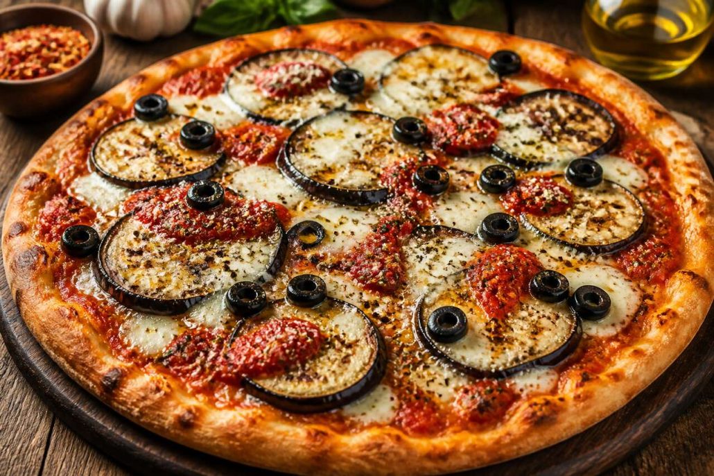 Recette de pizza à l'aubergine : un délice gourmand