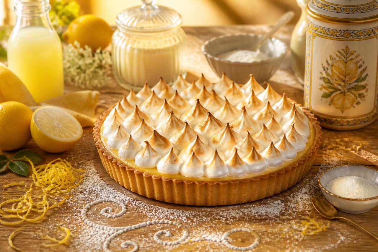 Tarte au citron meringuée facile et rapide