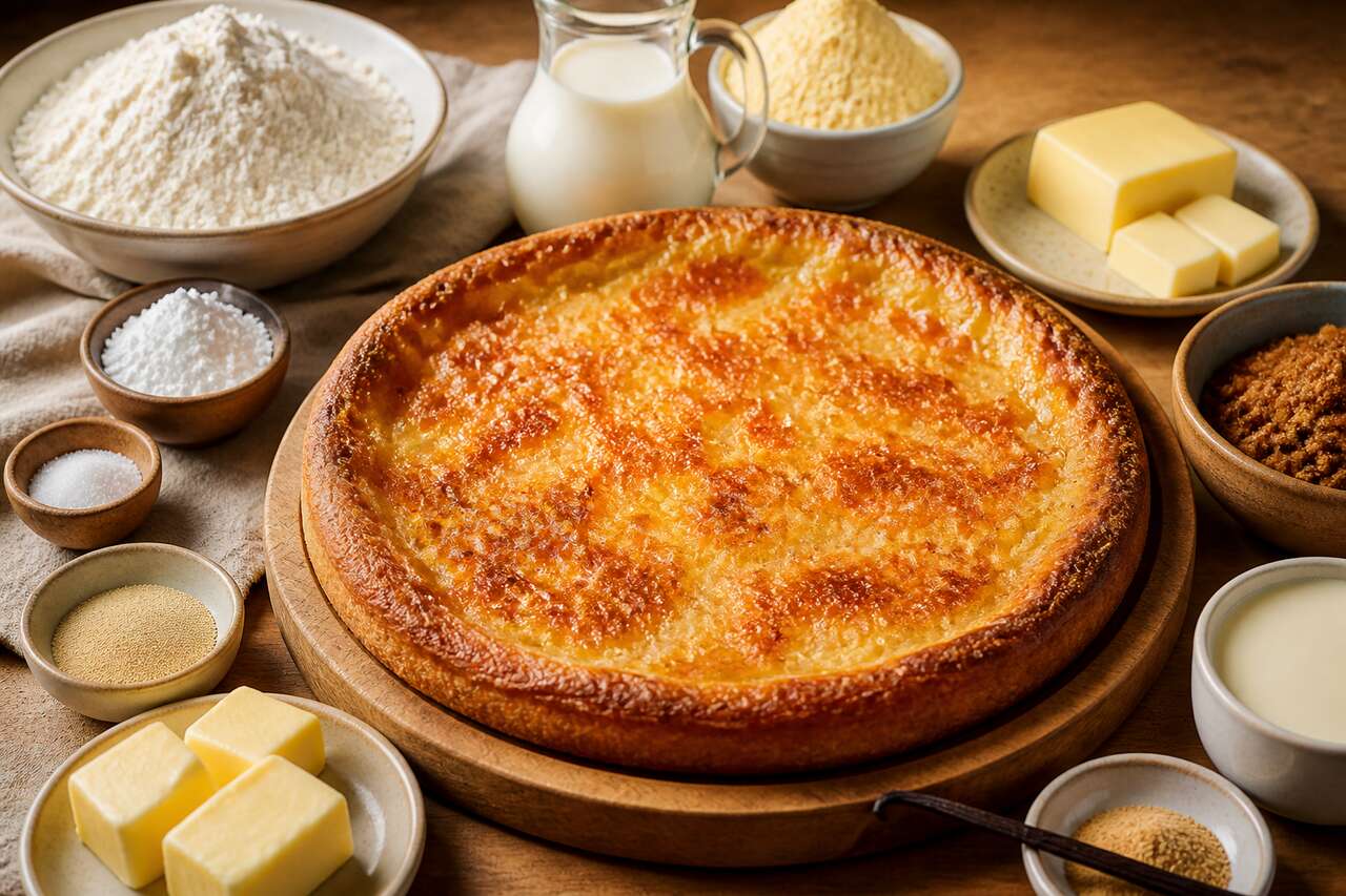 Tarte au sucre ch'ti : recette traditionnelle du Nord