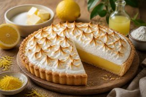 Recette de tarte au citron meringuée : délicieusement acidulée et moelleuse
