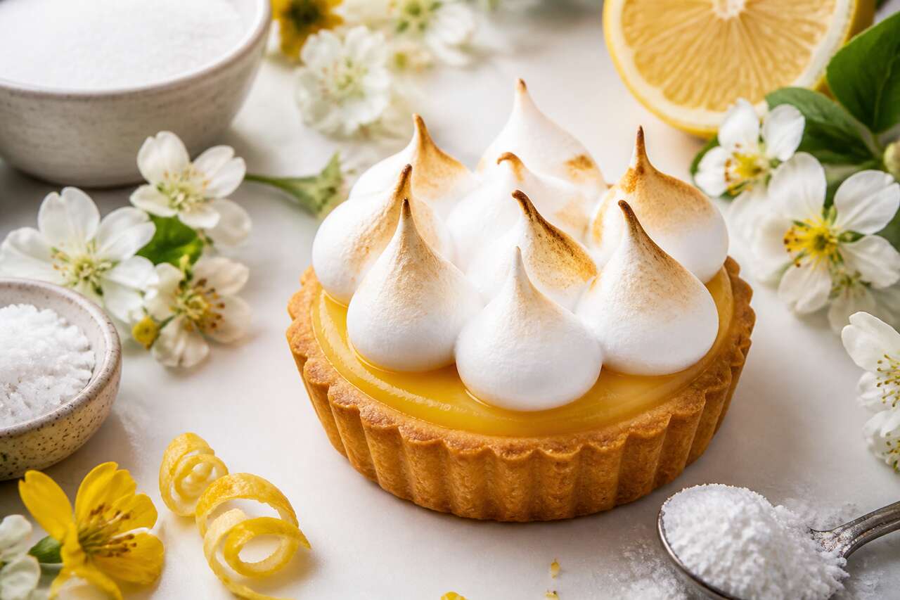 Tartelette au citron meringuée : recette gourmande et facile