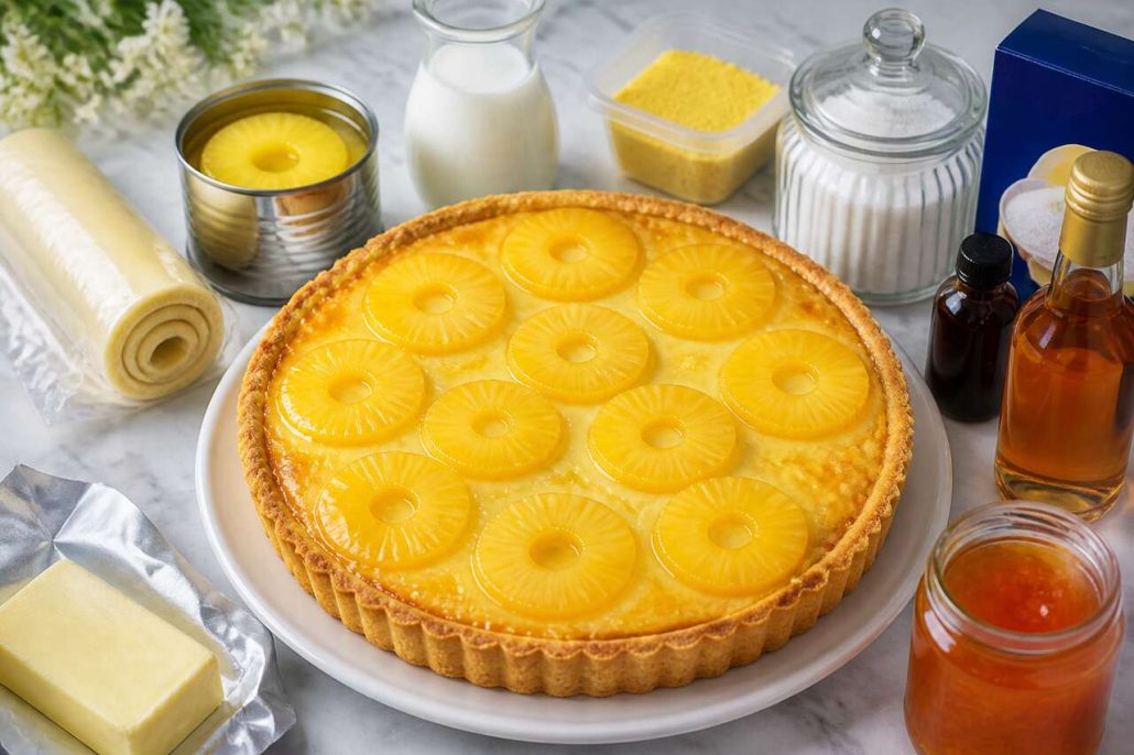 Tarte à l'ananas et crème pâtissière : la recette facile