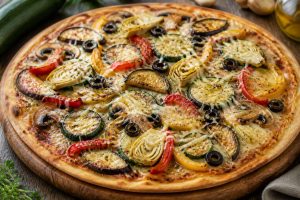Pizza légère aux légumes : recette diététique et savoureuse