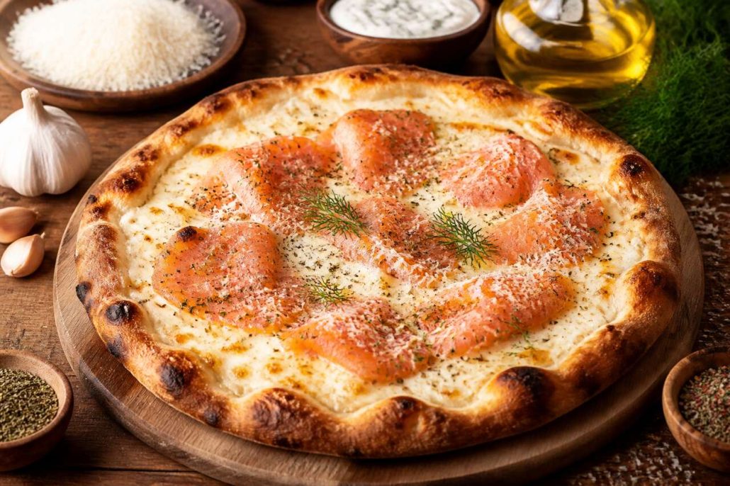 Pizza saumon fumé et Boursin : recette savoureuse à découvrir !