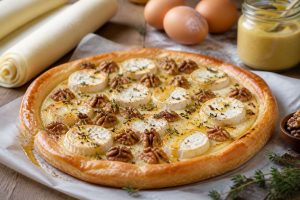 Tarte express au fromage de chèvre : recette facile et rapide