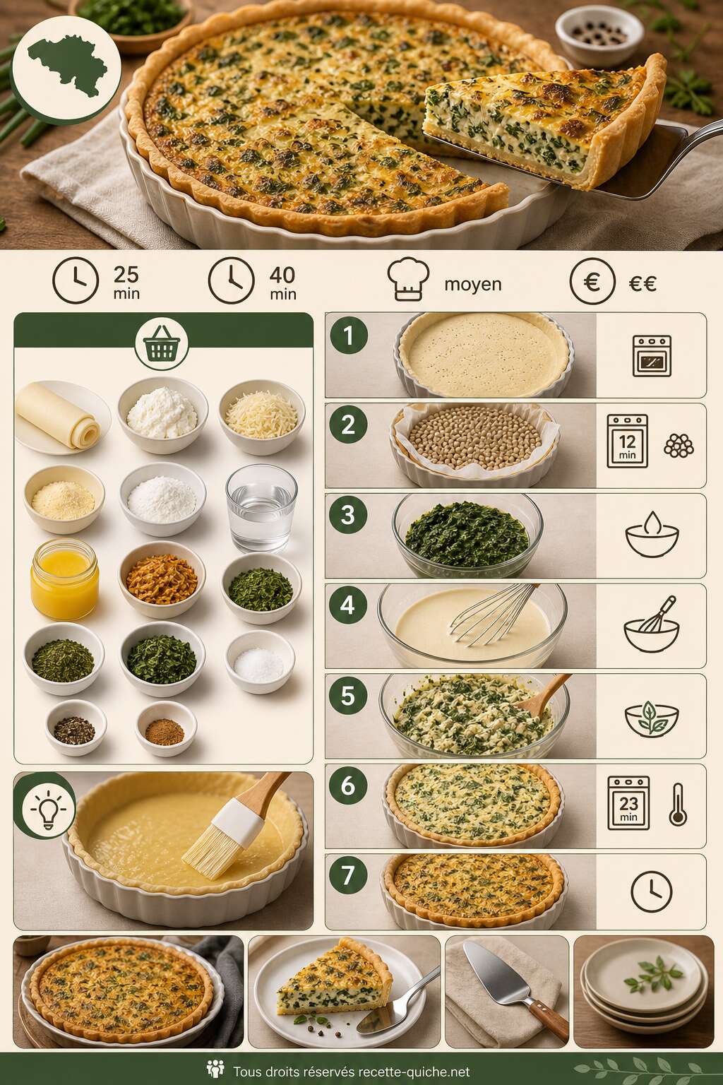 Fiche recette Recette de la tarte al djote de Wallonie : une spécialité belge savoureuse Fiche recette Recette de la tarte al djote de Wallonie : une spécialité belge savoureuse