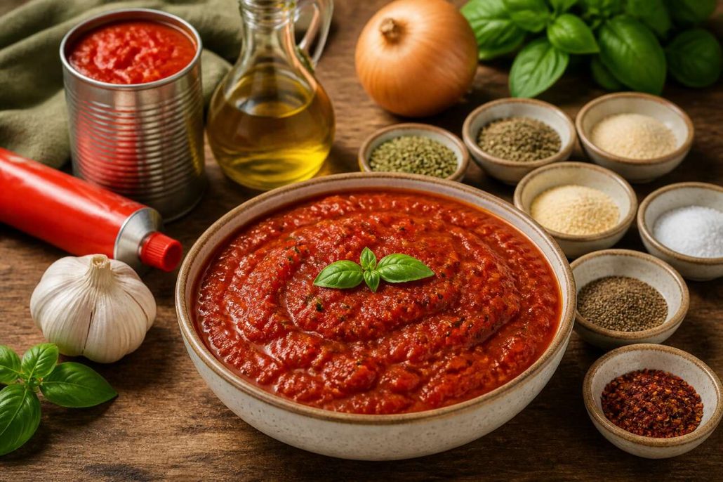 Recette traditionnelle de sauce pizzaiola maison