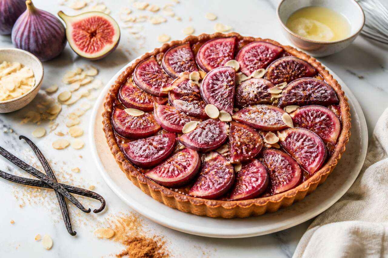 Tarte aux figues surgelées : recette facile et savoureuse