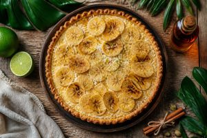 Tarte à la banane mauricienne : recette savoureuse et exotique